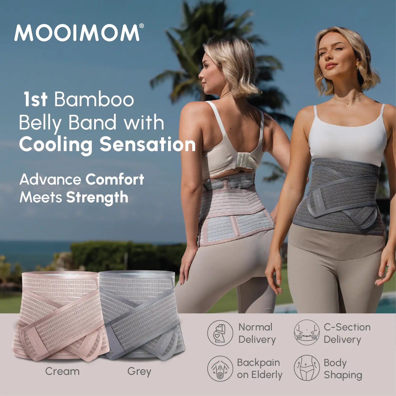 CoolWeave Bamboo Postpartum Corset