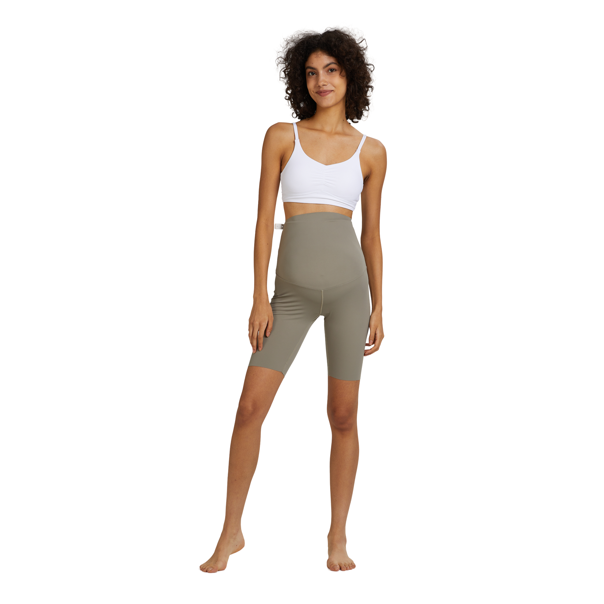 Active Belly Cover Maternity Leggings (Short)