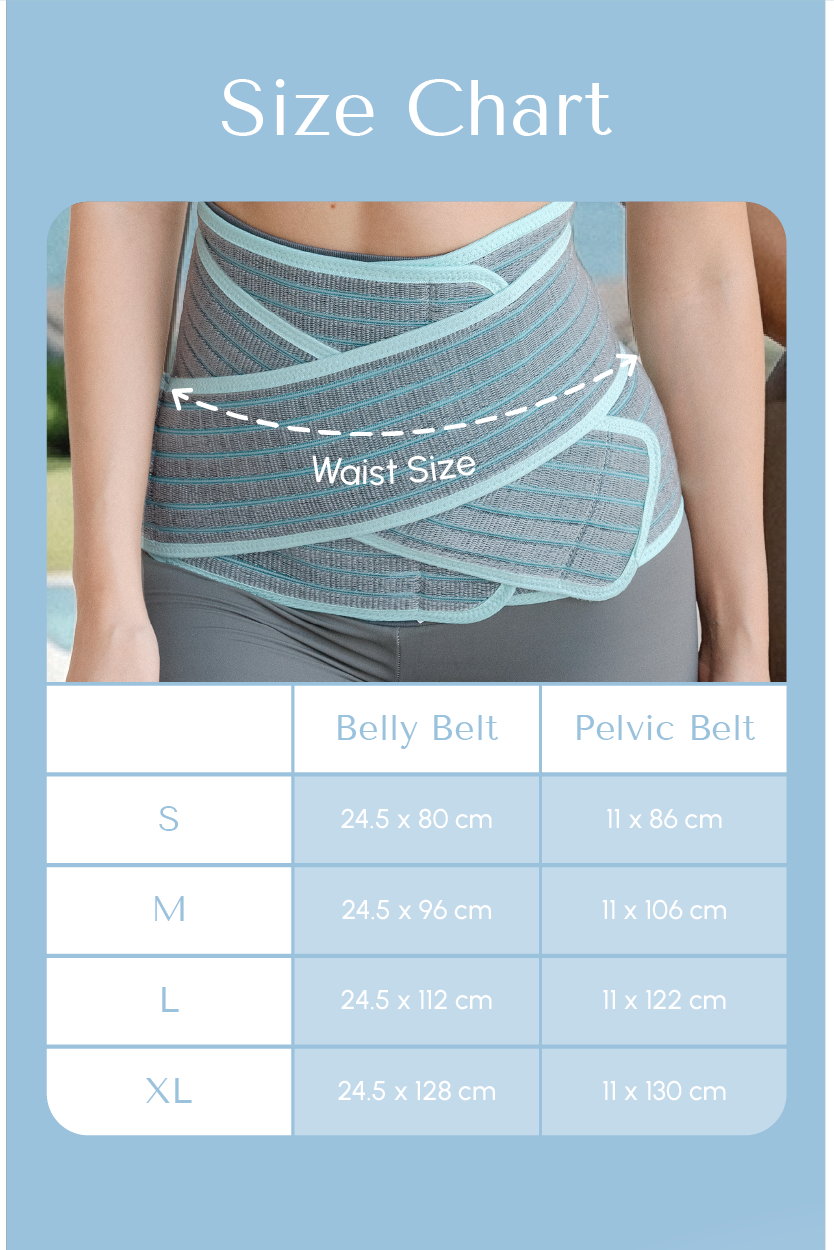 2-in-1 Pregnancy, Postpartum & C-Section Bamboo Belly Band