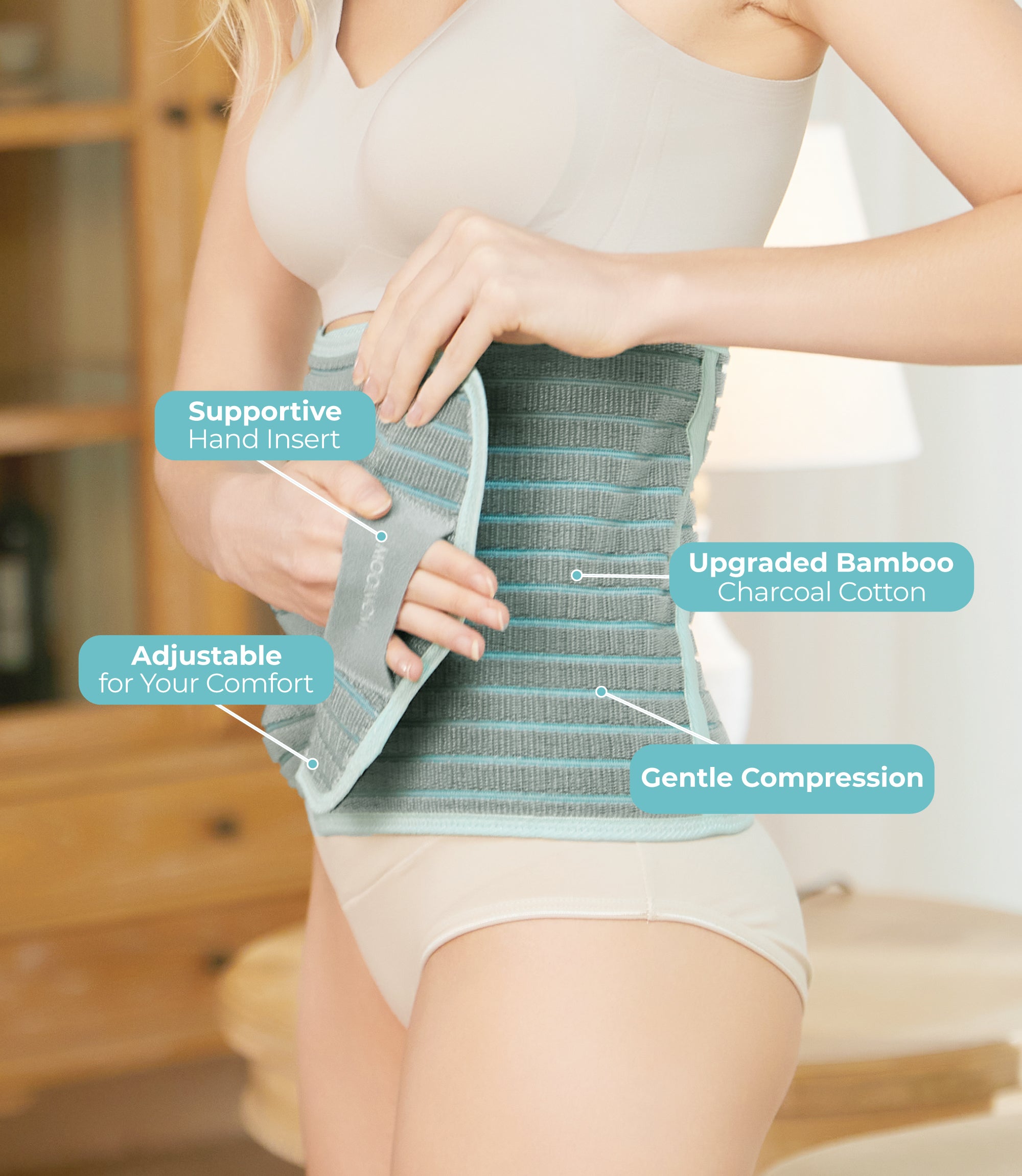 2-in-1 Premium Bamboo Corset