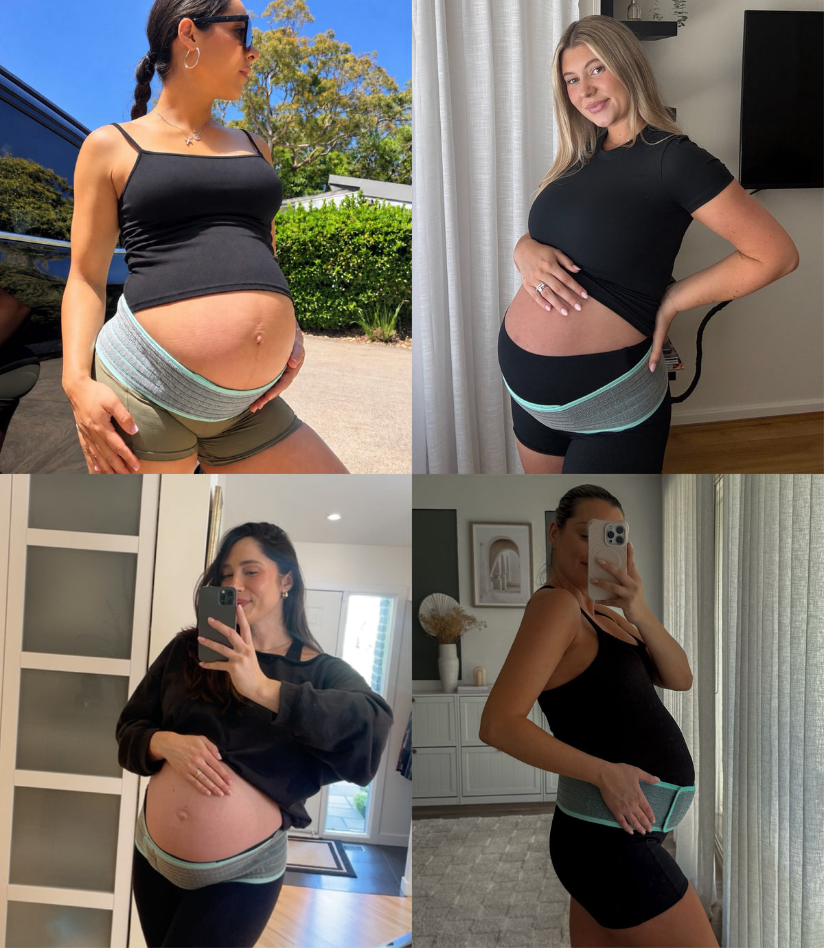 2-in-1 Pregnancy, Postpartum & C-Section Bamboo Belly Band