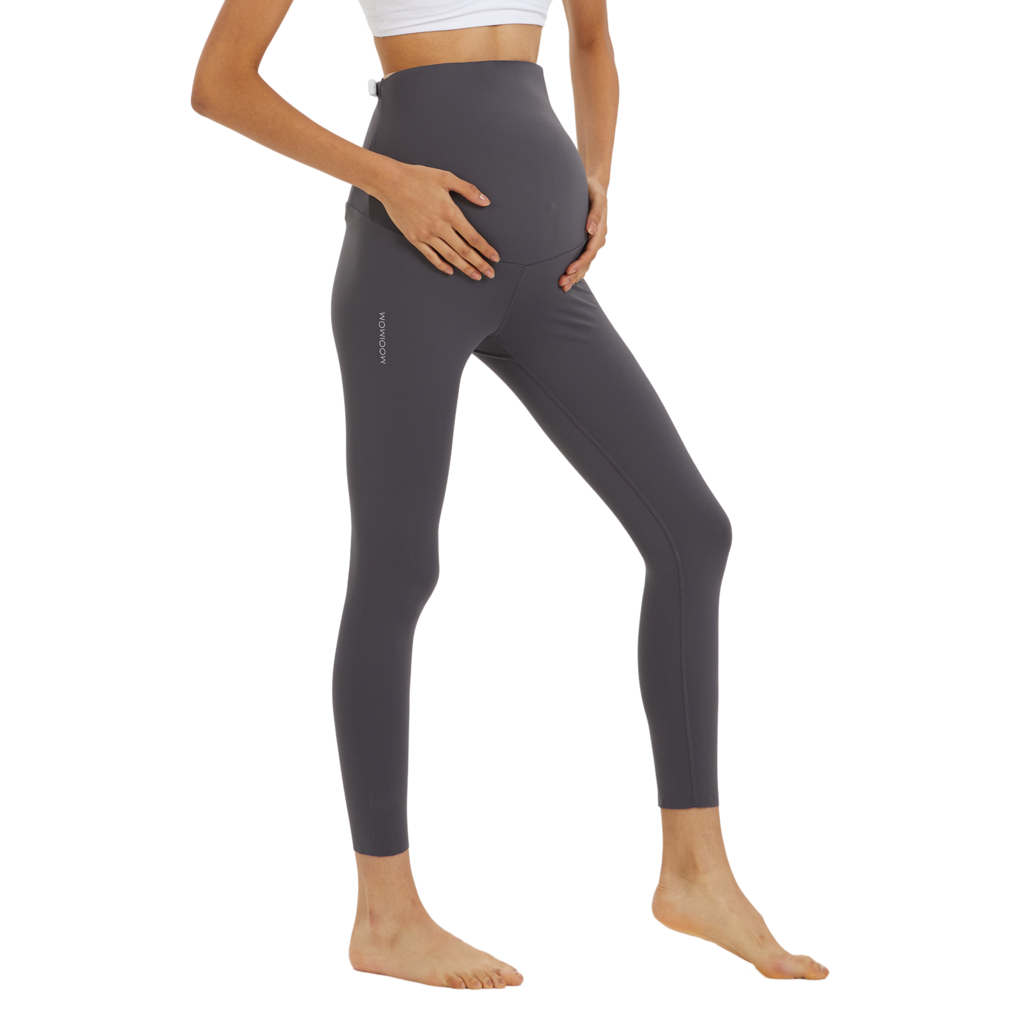 Active Belly Cover Maternity Leggings (Long)