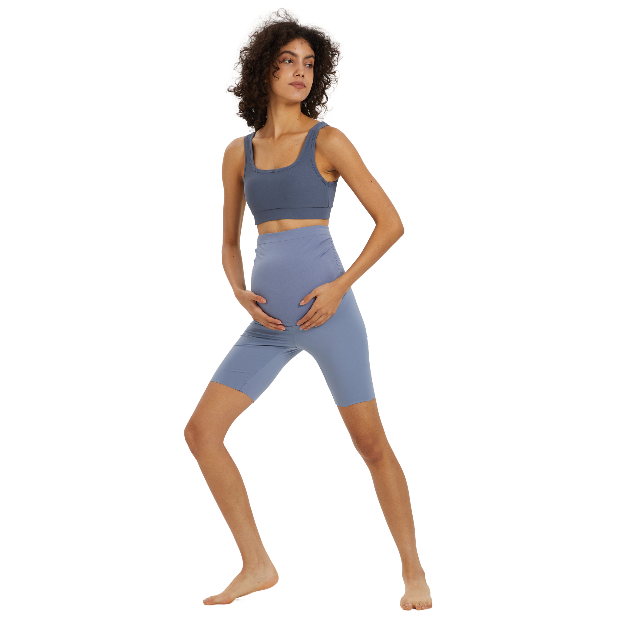 Essential Belly Cover Maternity Legging (Short)