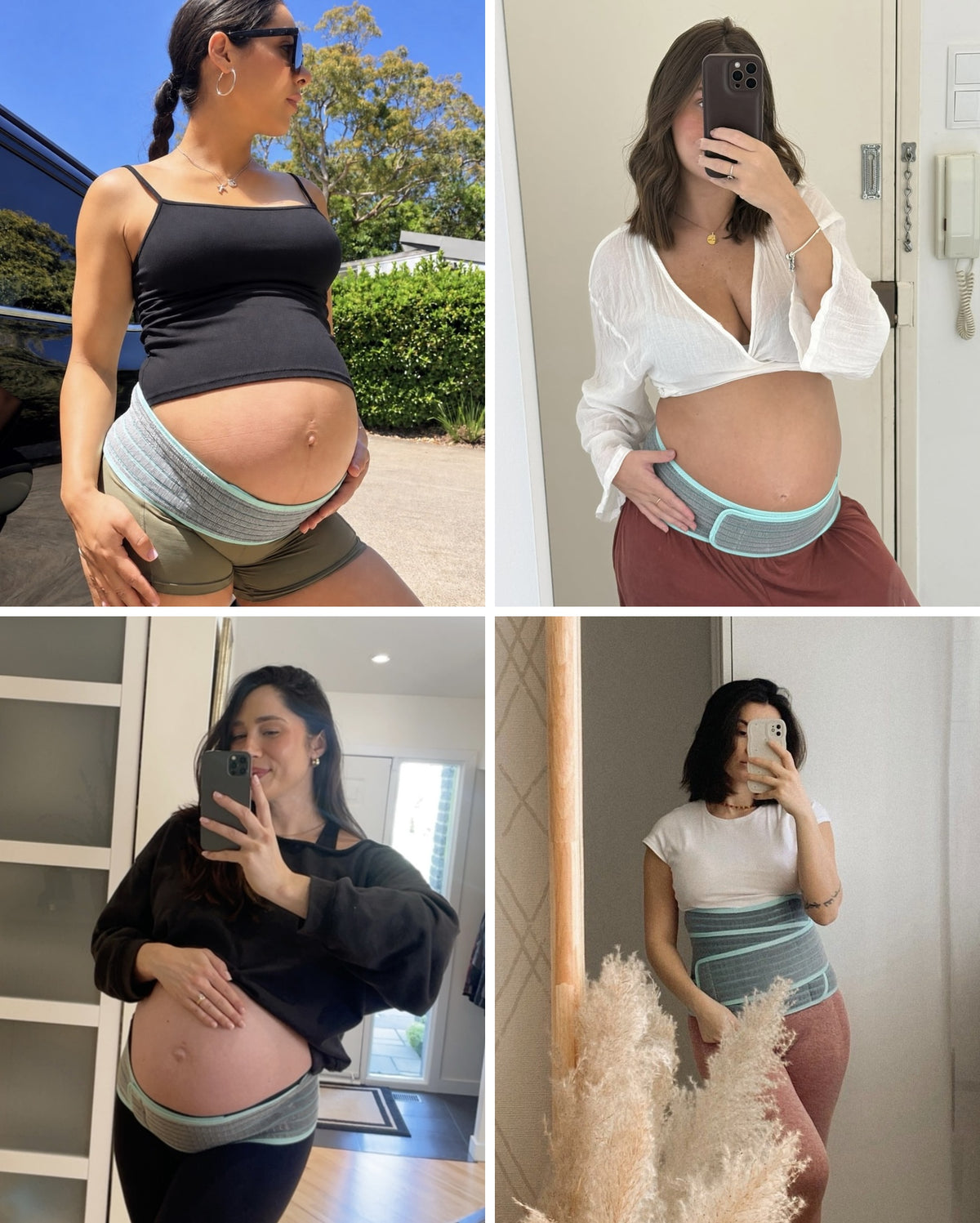 2-in-1 Pregnancy, Postpartum & C-Section Bamboo Belly Band
